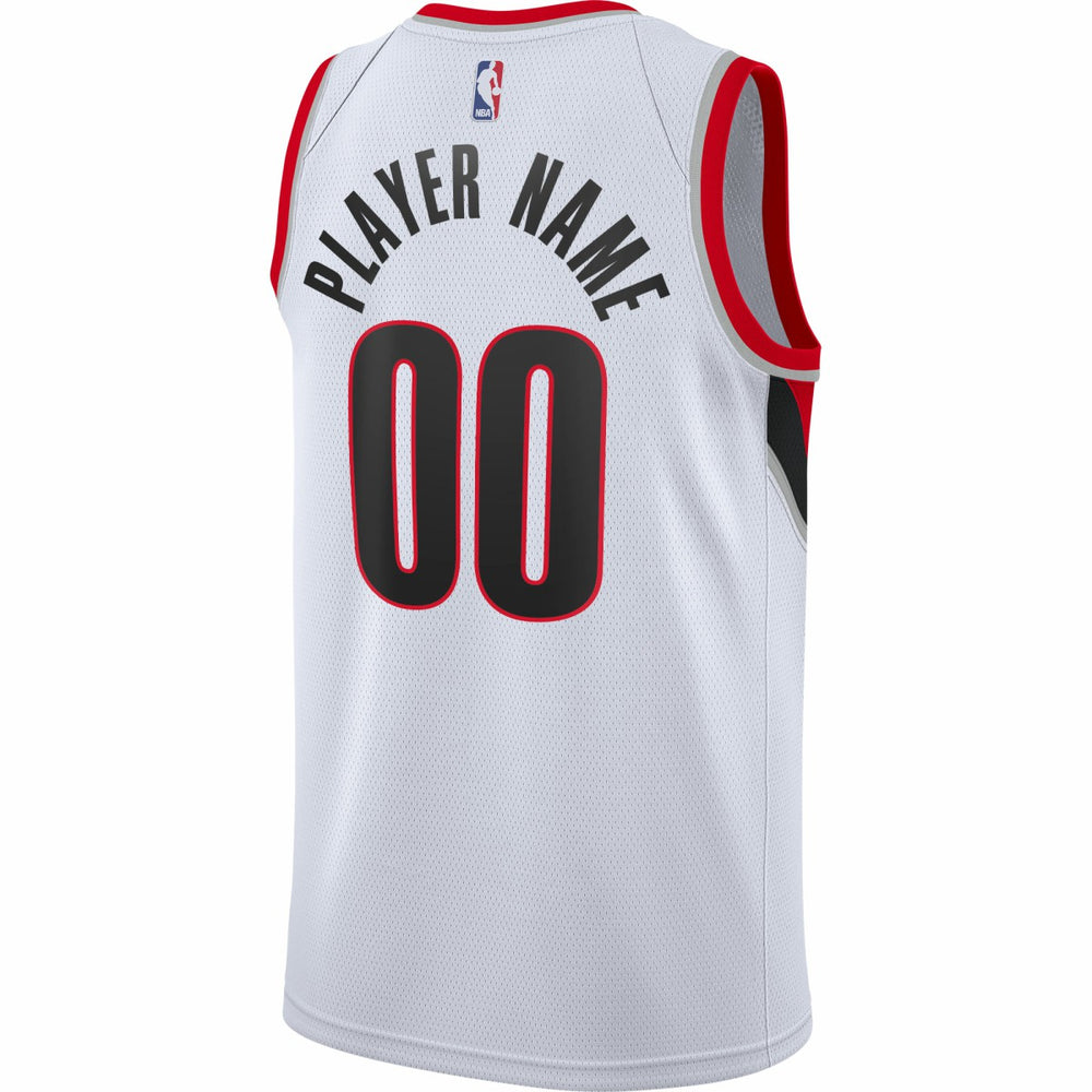 Portland Trail Blazers 2020/21 Swingman Custom Jersey Association Edition White - NBA
