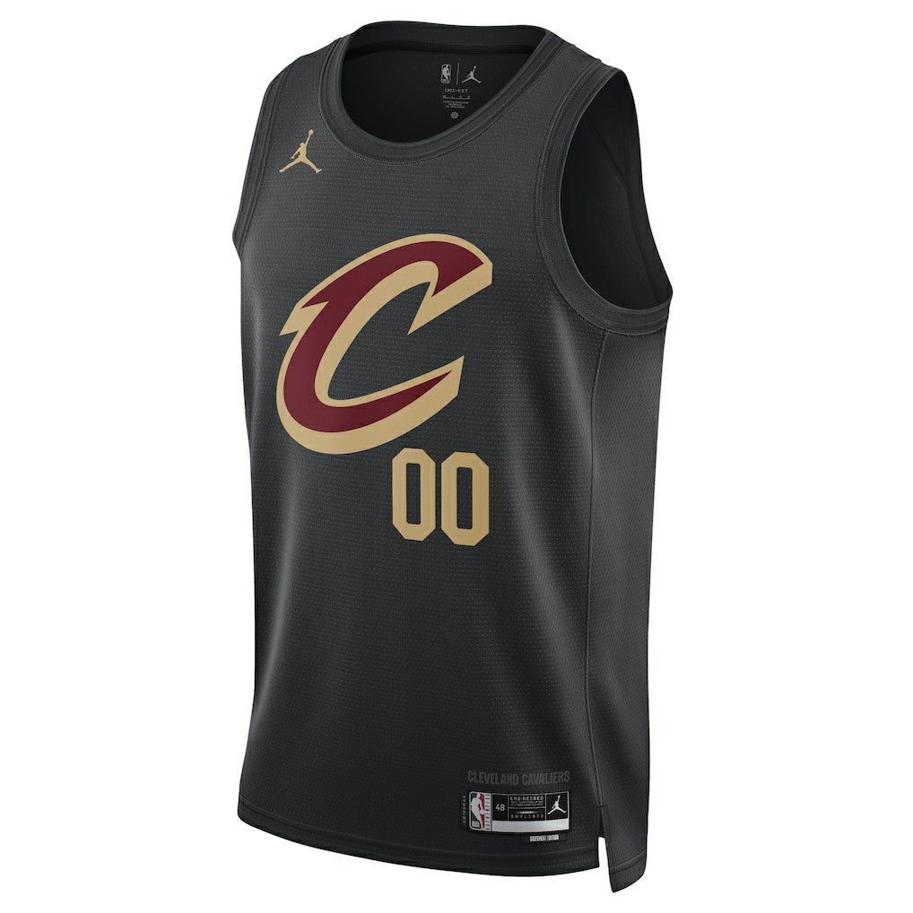 Cleveland Cavaliers Jordan Brand Unisex 2022/23 Swingman Custom Jersey Statement Editi- Black - NBA