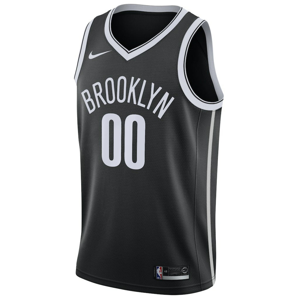 Brooklyn Nets 2020/21 Swingman Custom Jersey Icon Edition Black - NBA