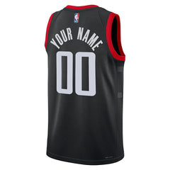 Houston Rockets Jordan Brand Unisex 2022/23 Swingman Custom Jersey Statement Edition Black - NBA