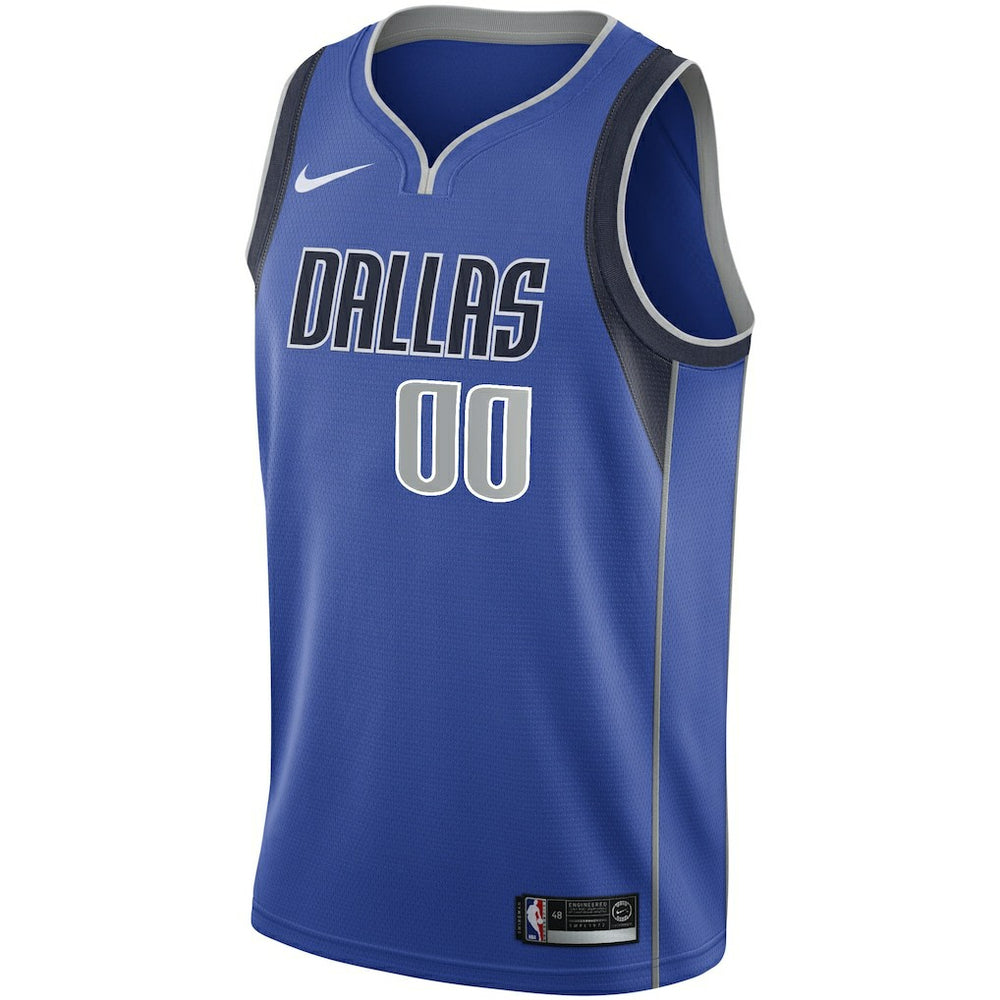 Dallas Mavericks 2020/21 Swingman Custom Jersey Icon Editi- Blue - NBA