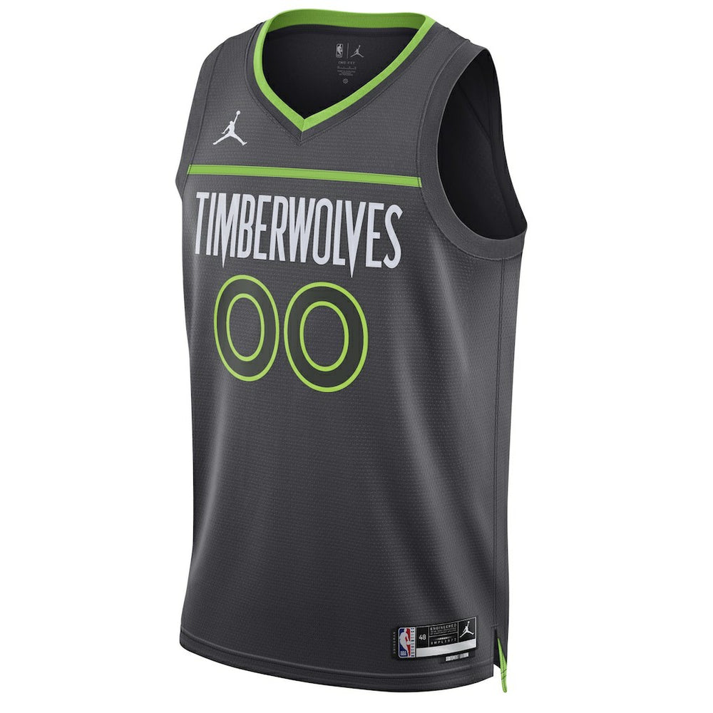 Minnesota Timberwolves Jordan Brand Unisex 2022/23 Swingman Custom Jersey Statement Edition Black - NBA