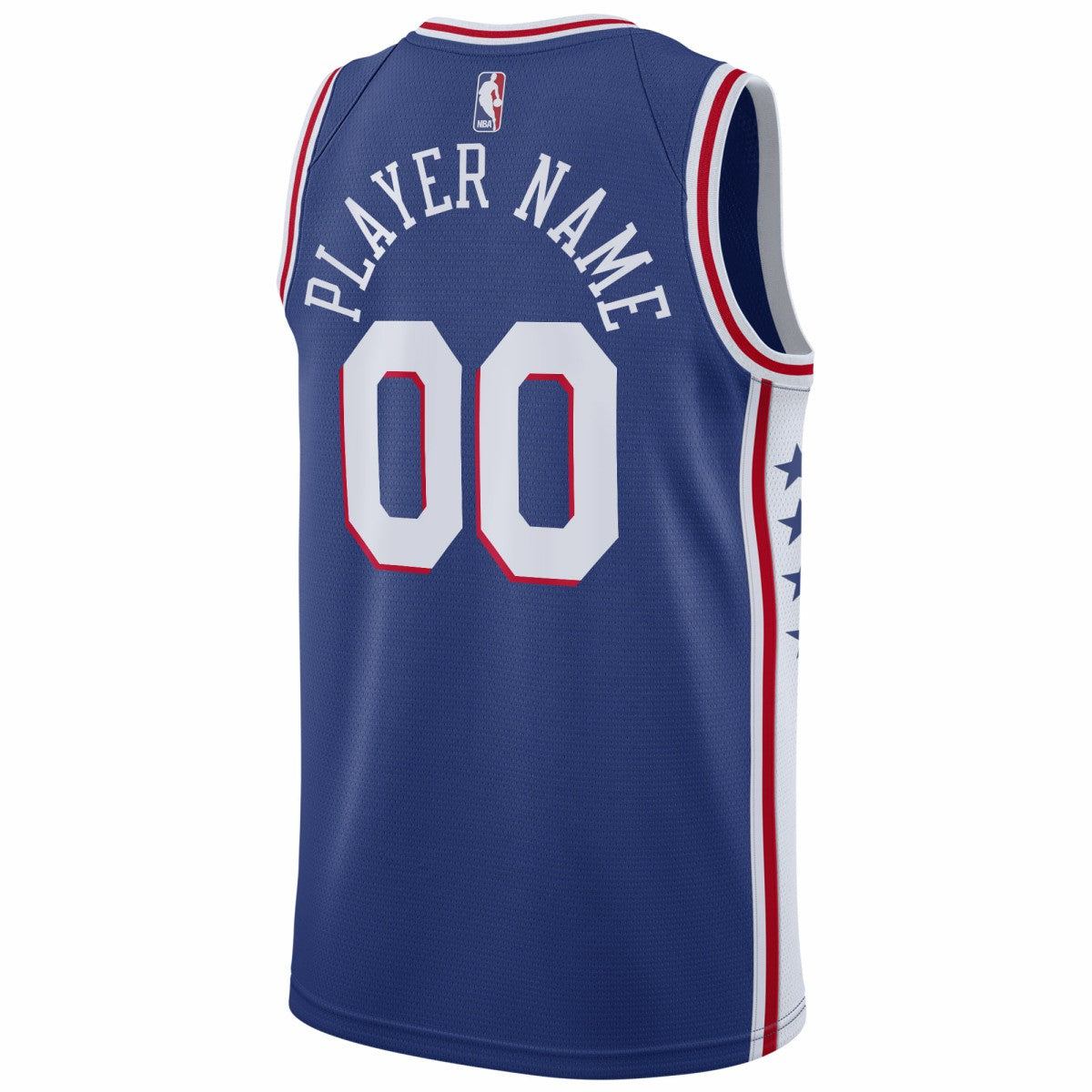 Philadelphia 76ers 2020/21 Swingman Custom Jersey Icon Edition Royal - NBA