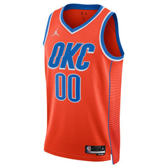 Oklahoma City Thunder Jordan Brand Unisex 2022/23 Swingman Custom Jersey Statement Edition Orange - NBA