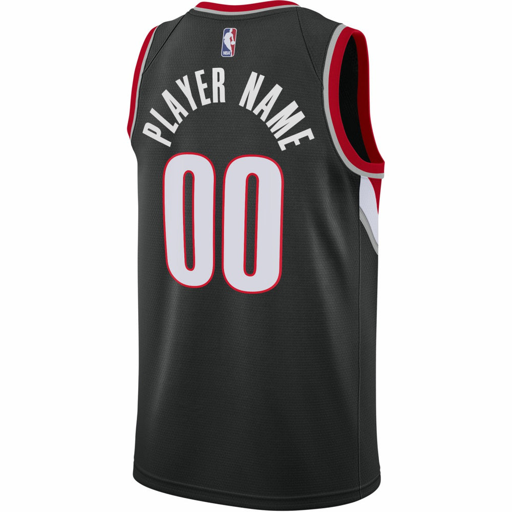 Portland Trail Blazers 2020/21 Swingman Custom Jersey Icon Edition Black - NBA