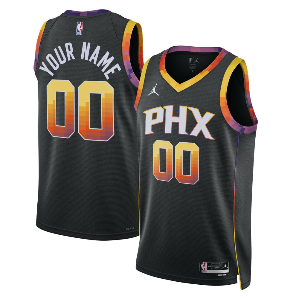 Phoenix Suns Jordan Brand Unisex 2022/23 Swingman Custom Jersey Statement Edition Black - NBA