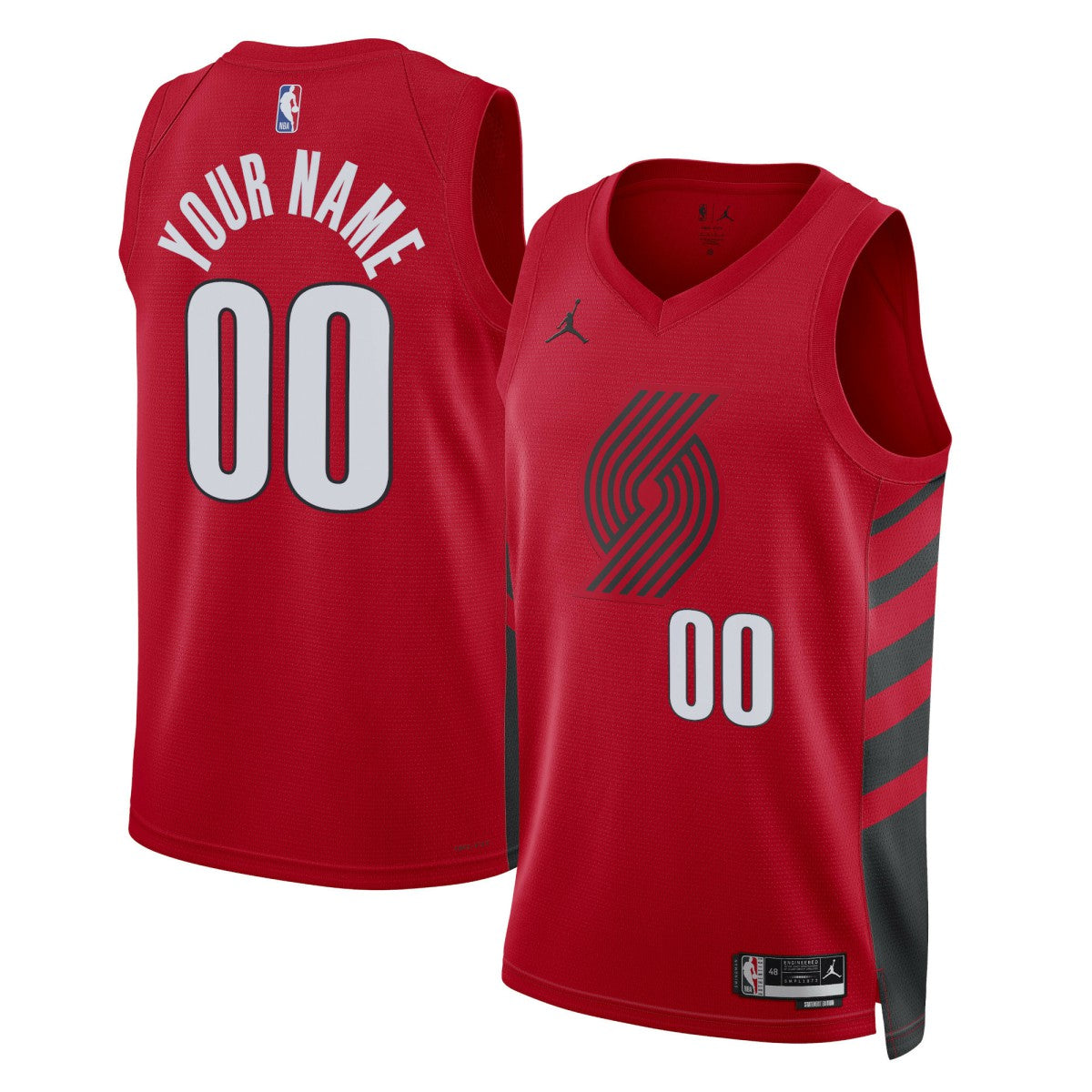 Portland Trail Blazers Jordan Brand Unisex 2022/23 Swingman Custom Jersey Statement Edition Red - NBA
