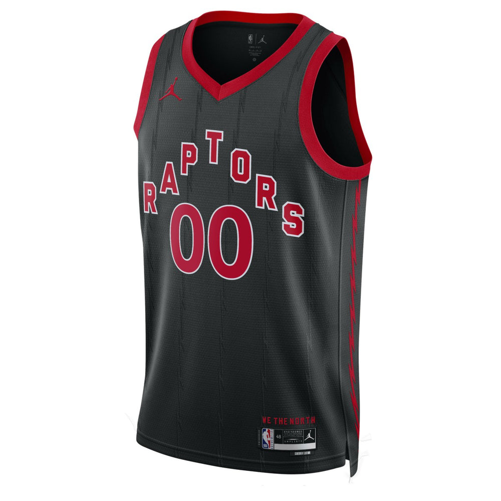 Toronto Raptors Jordan Brand Unisex 2022/23 Swingman Custom Jersey Statement Edition Black - NBA