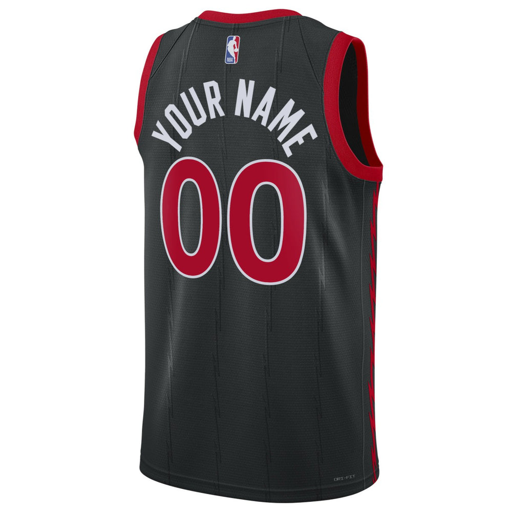Toronto Raptors Jordan Brand Unisex 2022/23 Swingman Custom Jersey Statement Edition Black - NBA