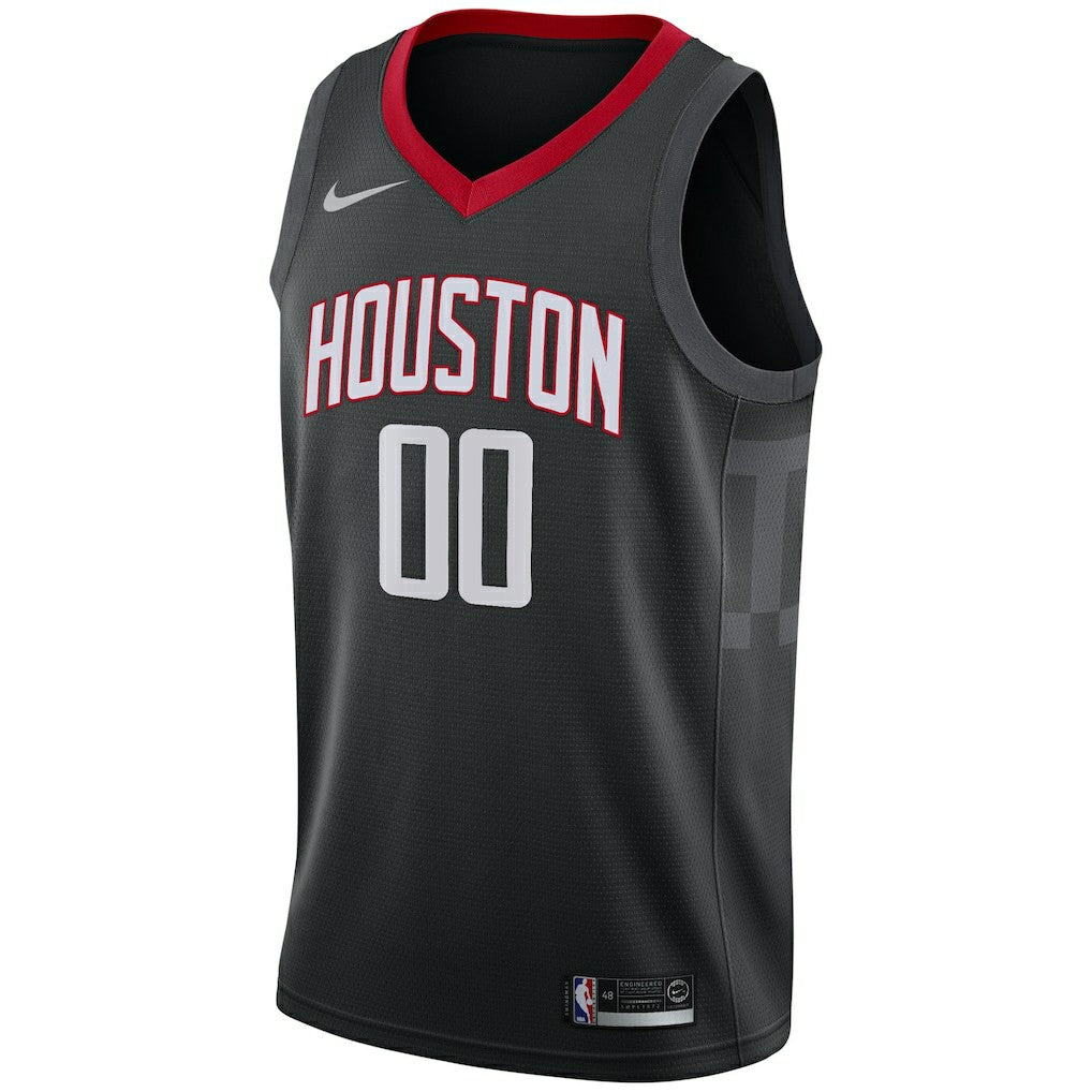 Houston Rockets Swingman Custom Jersey Black Statement Edition - NBA