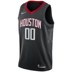 Houston Rockets Swingman Custom Jersey Black Statement Edition - NBA