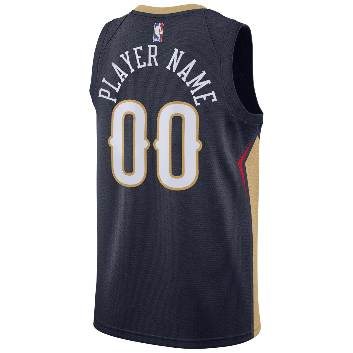 New Orleans Pelicans Swingman Custom Jersey Navy Icon Edition - NBA