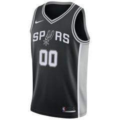 San Antonio Spurs Swingman Custom Jersey Black Icon Edition - NBA