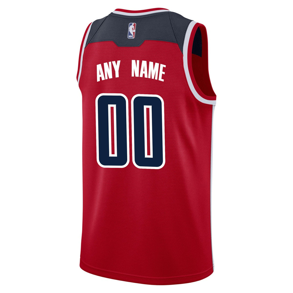 Washington Wizards Swingman Custom Jersey Red Icon Edition - NBA