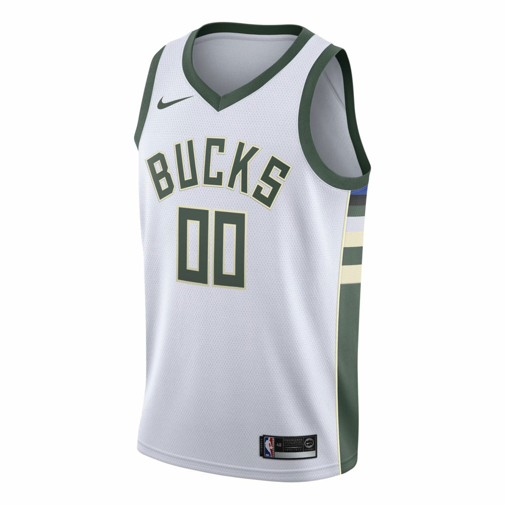 Milwaukee Bucks Swingman Custom Jersey White Association Edition - NBA