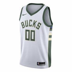 Milwaukee Bucks Swingman Custom Jersey White Association Edition - NBA
