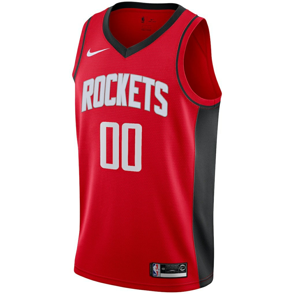 Houston Rockets Custom Swingman Jersey Icon Edition Red - NBA