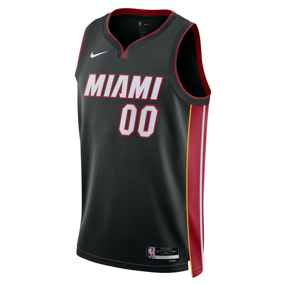 Miami Heat Unisex Swingman Custom Jersey Black Icon Edition - NBA