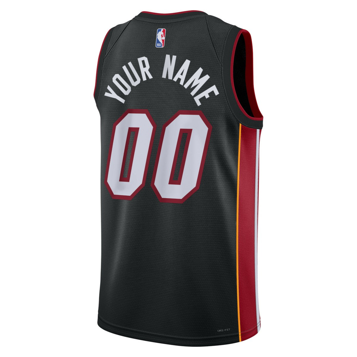 Miami Heat Unisex Swingman Custom Jersey Black Icon Edition - NBA