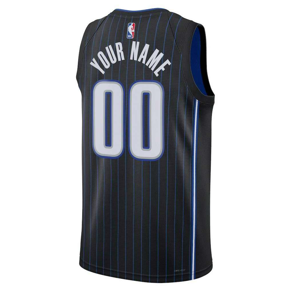 Orlando Magic Unisex Swingman Custom Jersey Black Icon Edition - NBA