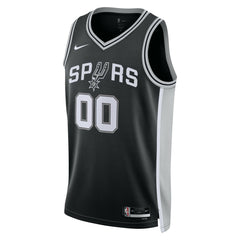 San Antonio Spurs Unisex Swingman Custom Jersey Black Icon Edition - NBA