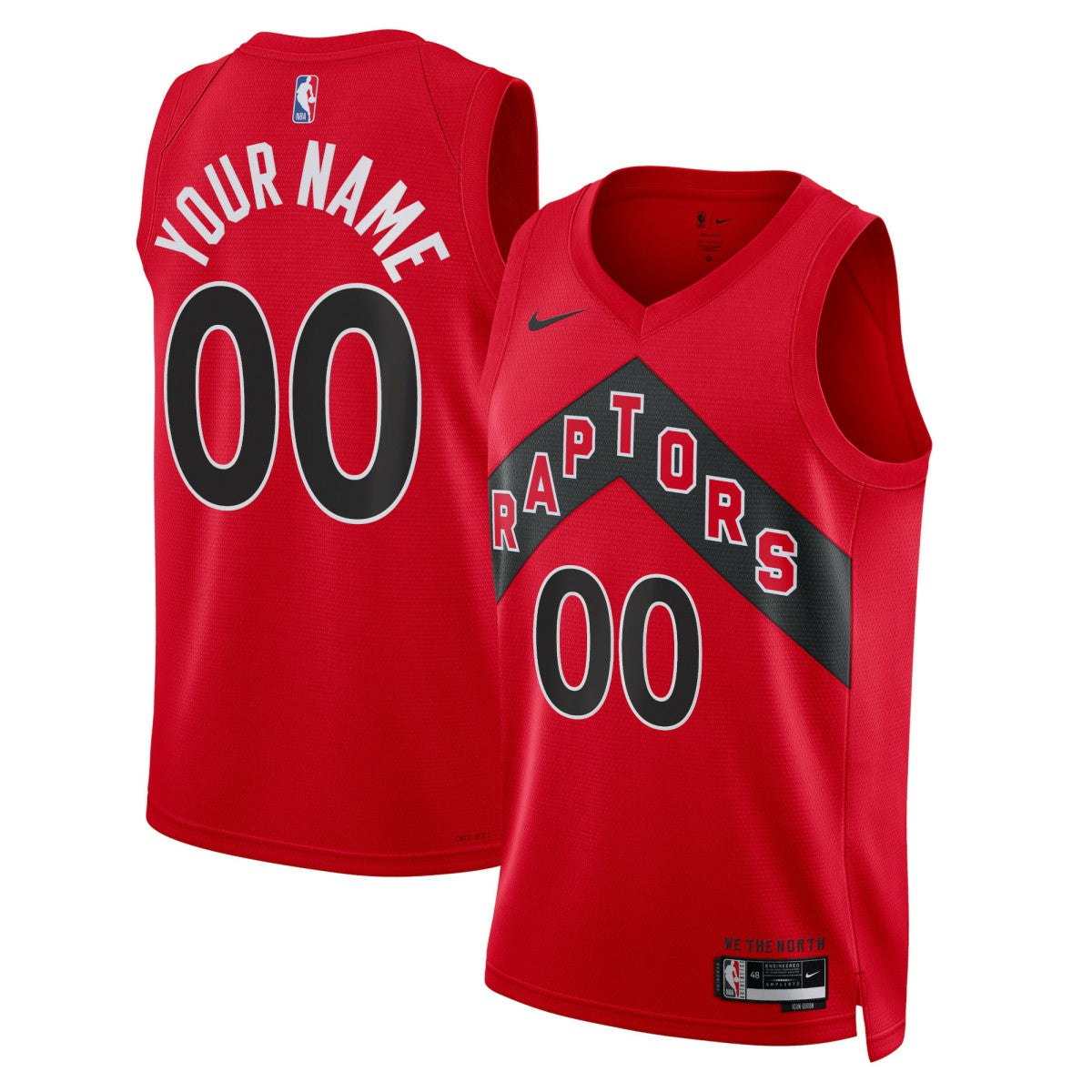 Toronto Raptors Unisex Swingman Custom Jersey Red Icon Edition - NBA