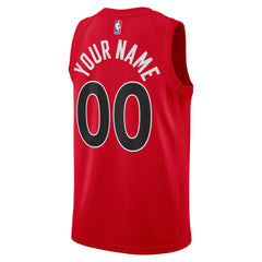 Toronto Raptors Unisex Swingman Custom Jersey Red Icon Edition - NBA