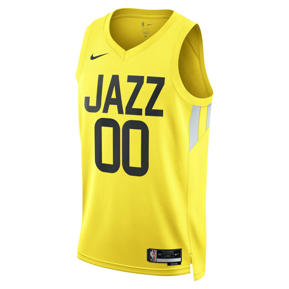 Utah Jazz Unisex Swingman Custom Jersey Gold Icon Edition - NBA
