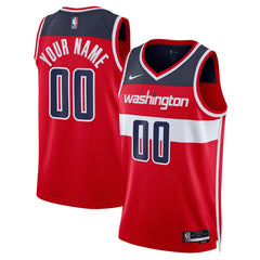 Washington Wizards Unisex Swingman Custom Jersey Red Icon Edition - NBA