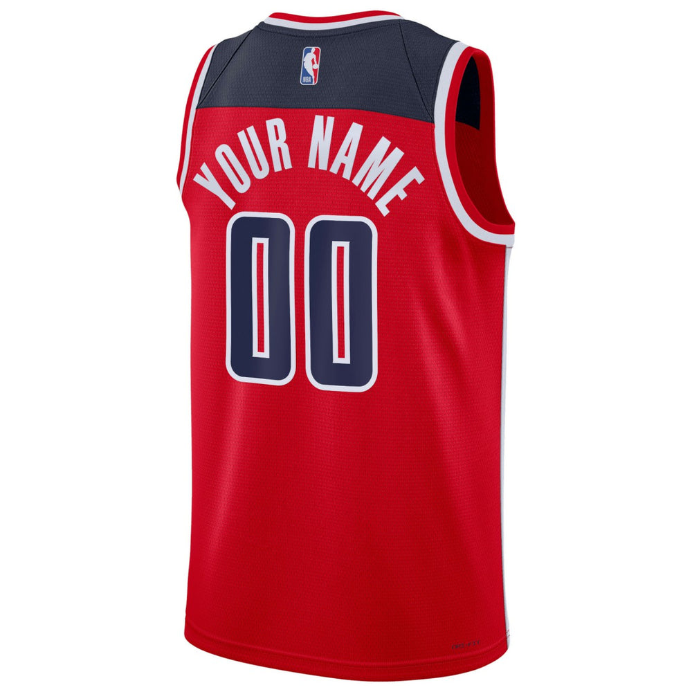 Washington Wizards Unisex Swingman Custom Jersey Red Icon Edition - NBA