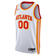 Atlanta Hawks Unisex Swingman Custom Jersey White Association Edition - NBA