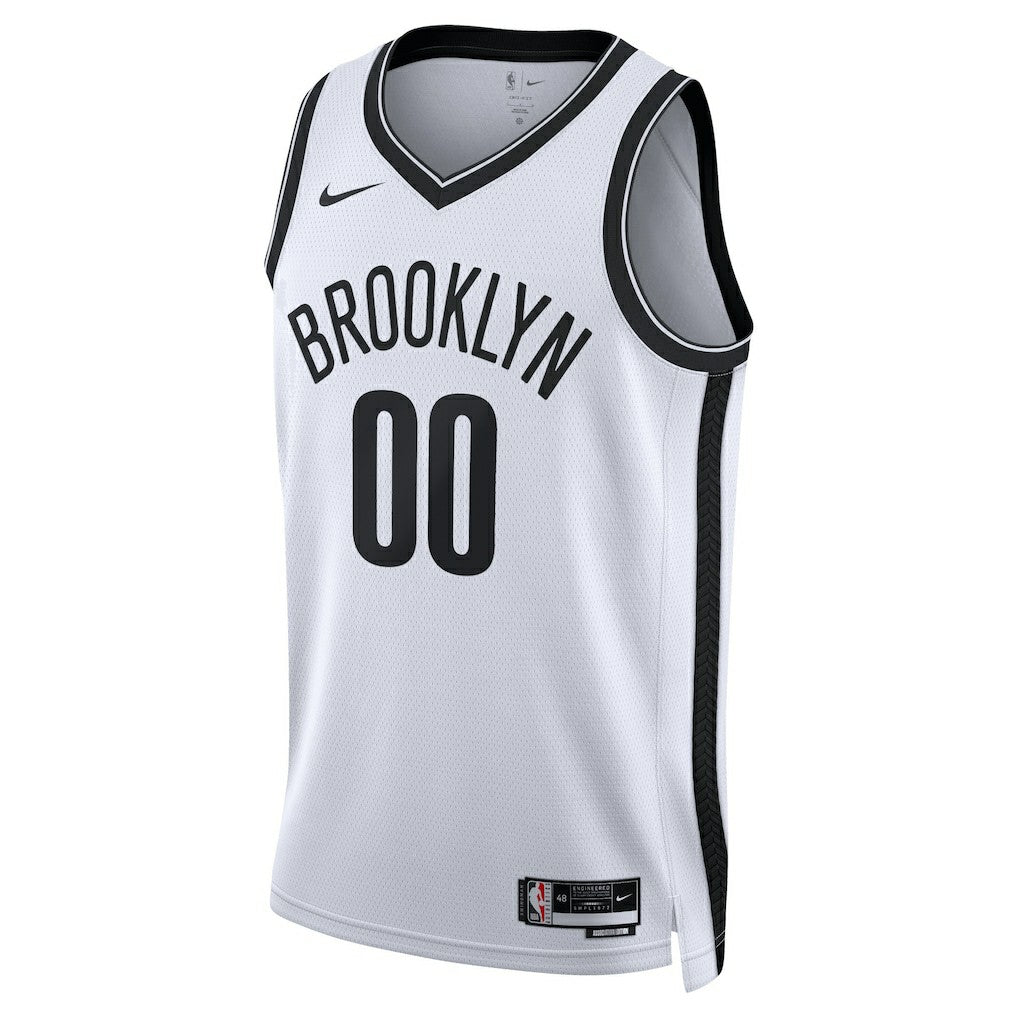 Brooklyn Nets Unisex Swingman Custom Jersey White Association Edition - NBA