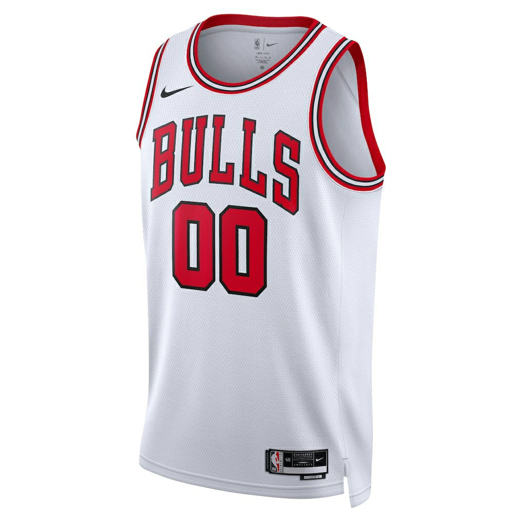 Chicago Bulls Unisex Swingman Custom Jersey White Association Edition - NBA