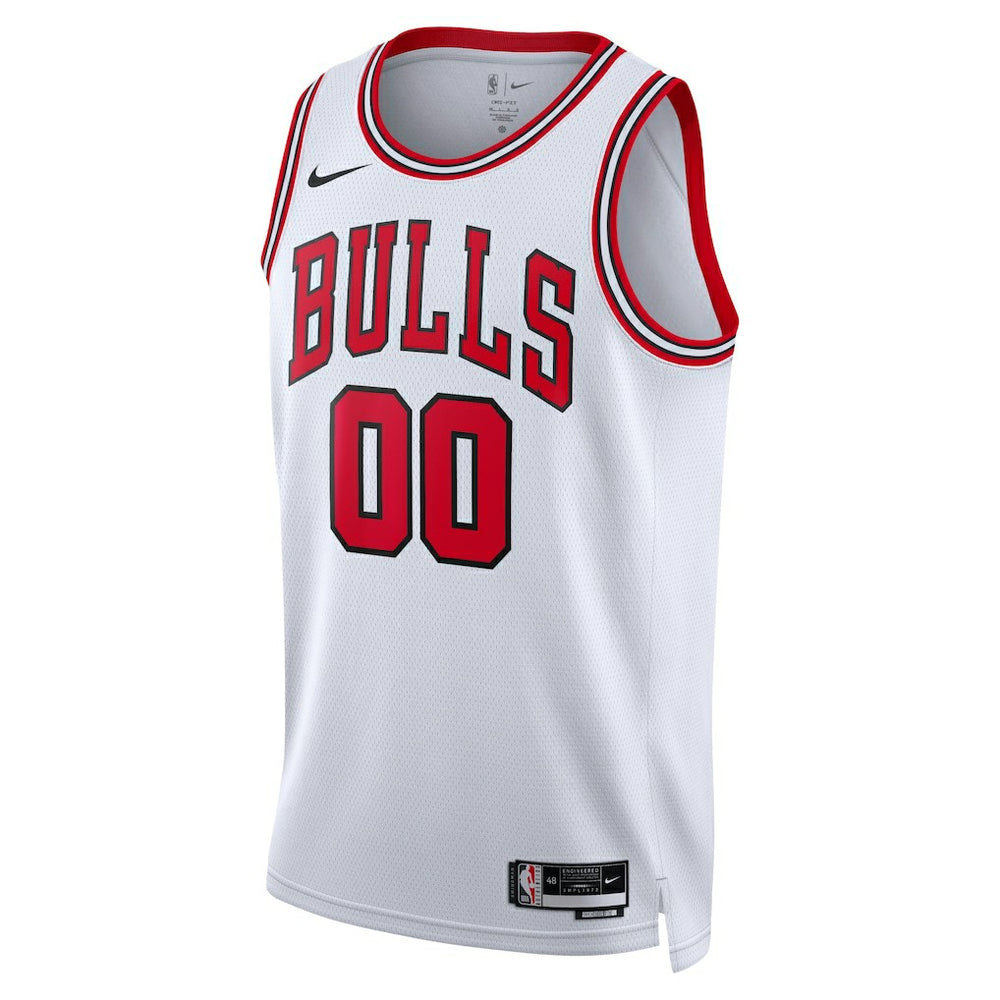 Chicago Bulls Unisex Swingman Custom Jersey White Association Edition - NBA
