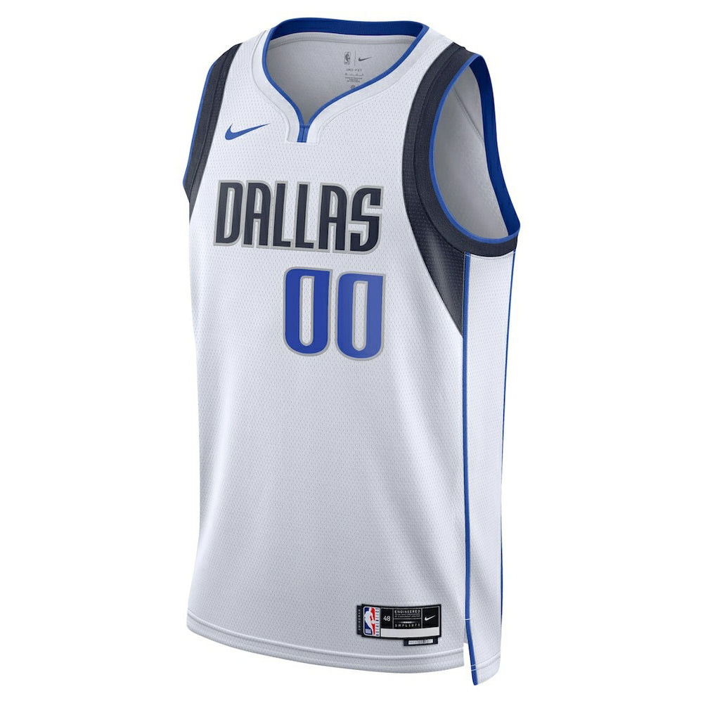 Dallas Mavericks Unisex Swingman Custom Jersey White Association Edition - NBA