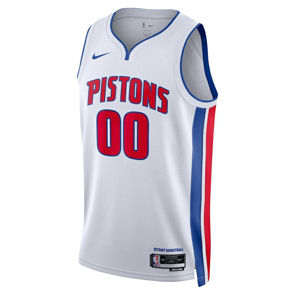 Detroit Pistons Unisex Swingman Custom Jersey White Association Edition - NBA