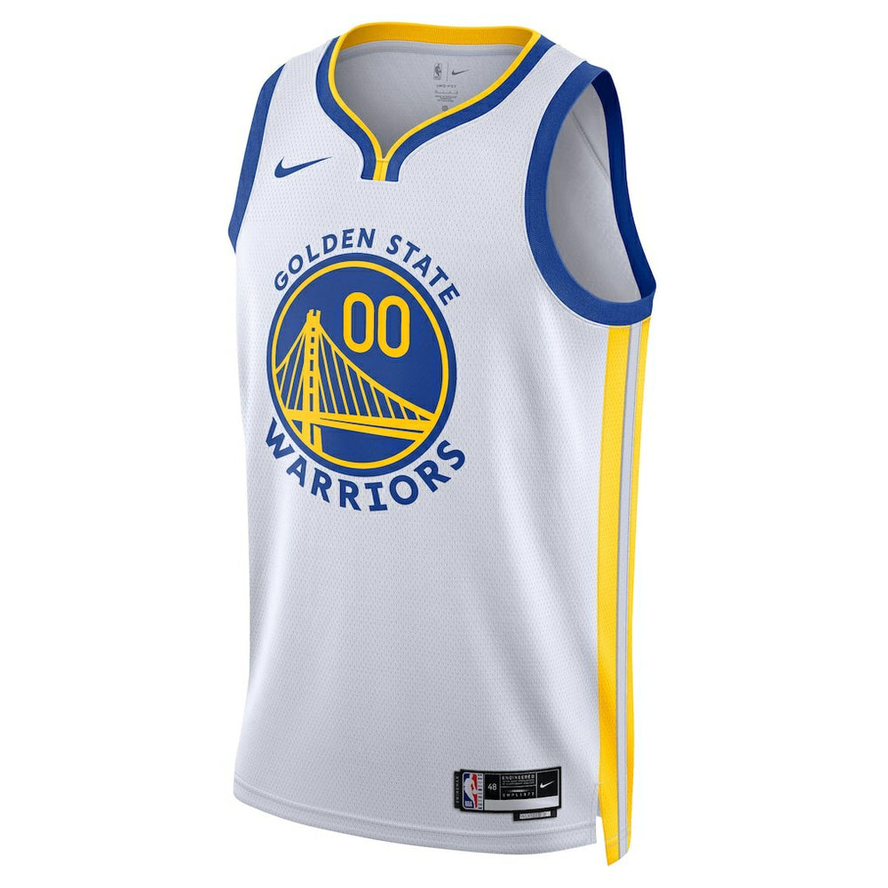 Golden State Warriors Unisex Swingman Custom Jersey White Association Edition - NBA