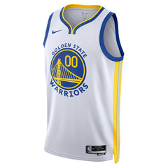 Golden State Warriors Unisex Swingman Custom Jersey White Association Edition - NBA