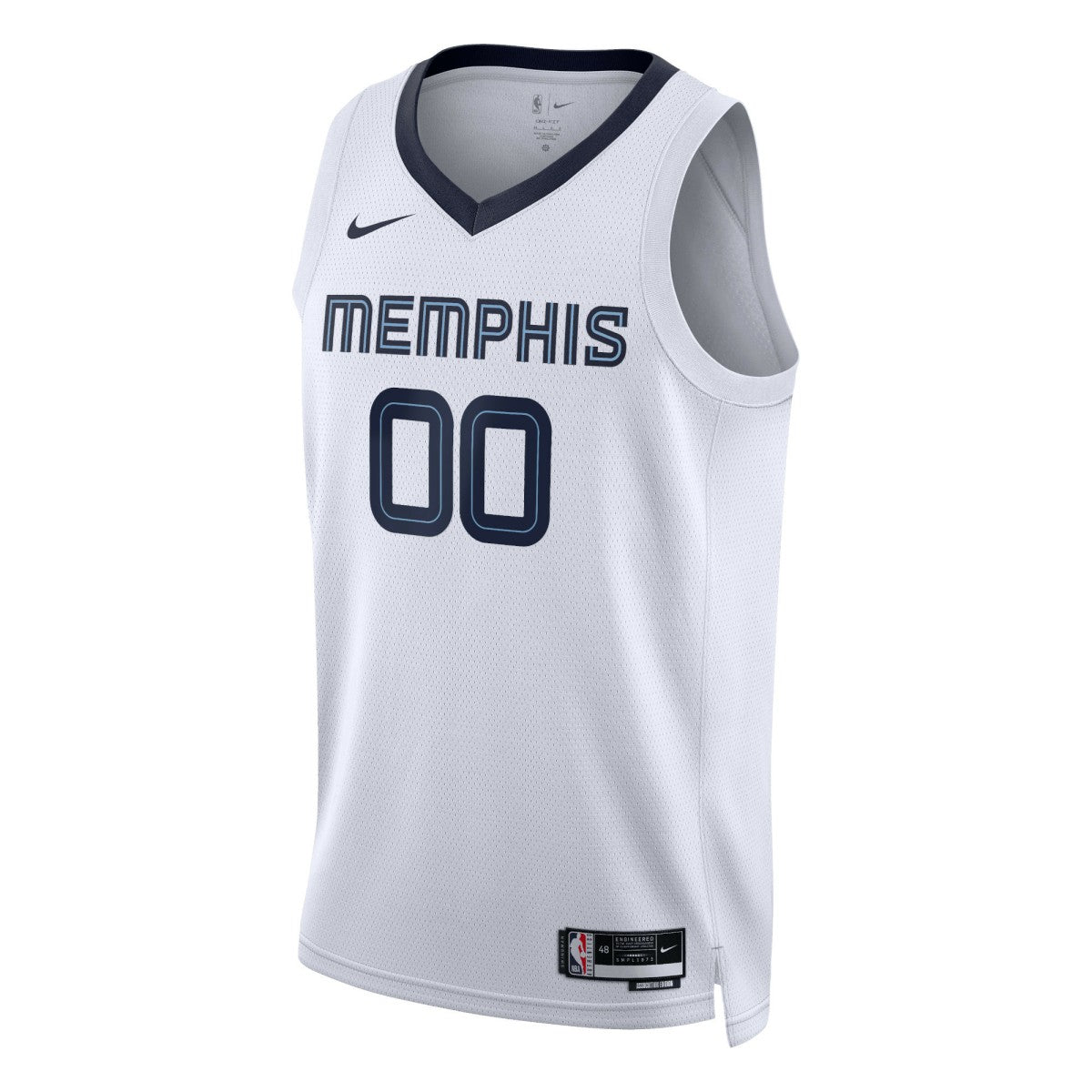 Memphis Grizzlies Unisex Swingman Custom Jersey White Association Edition - NBA