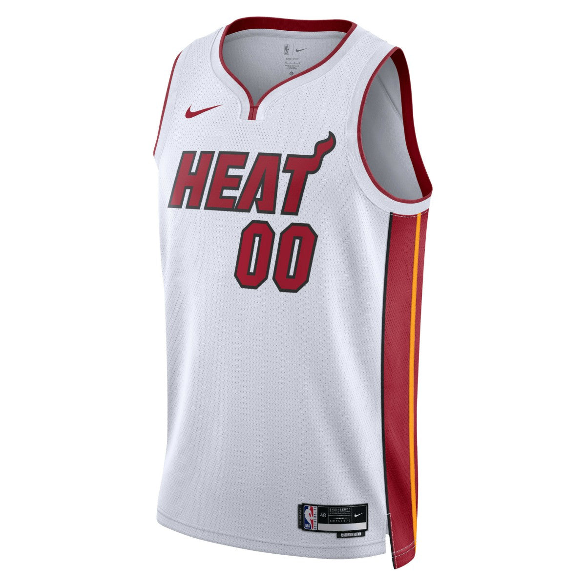 Miami Heat Unisex Swingman Custom Jersey White Association Edition - NBA