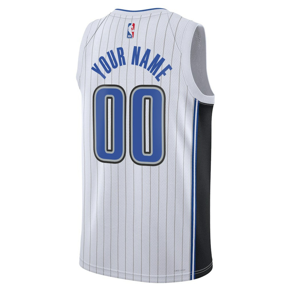 Orlando Magic Unisex Swingman Custom Jersey White Association Edition - NBA
