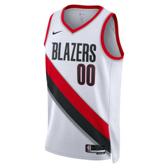 Portland Trail Blazers Unisex Swingman Custom Jersey White Association Edition - NBA