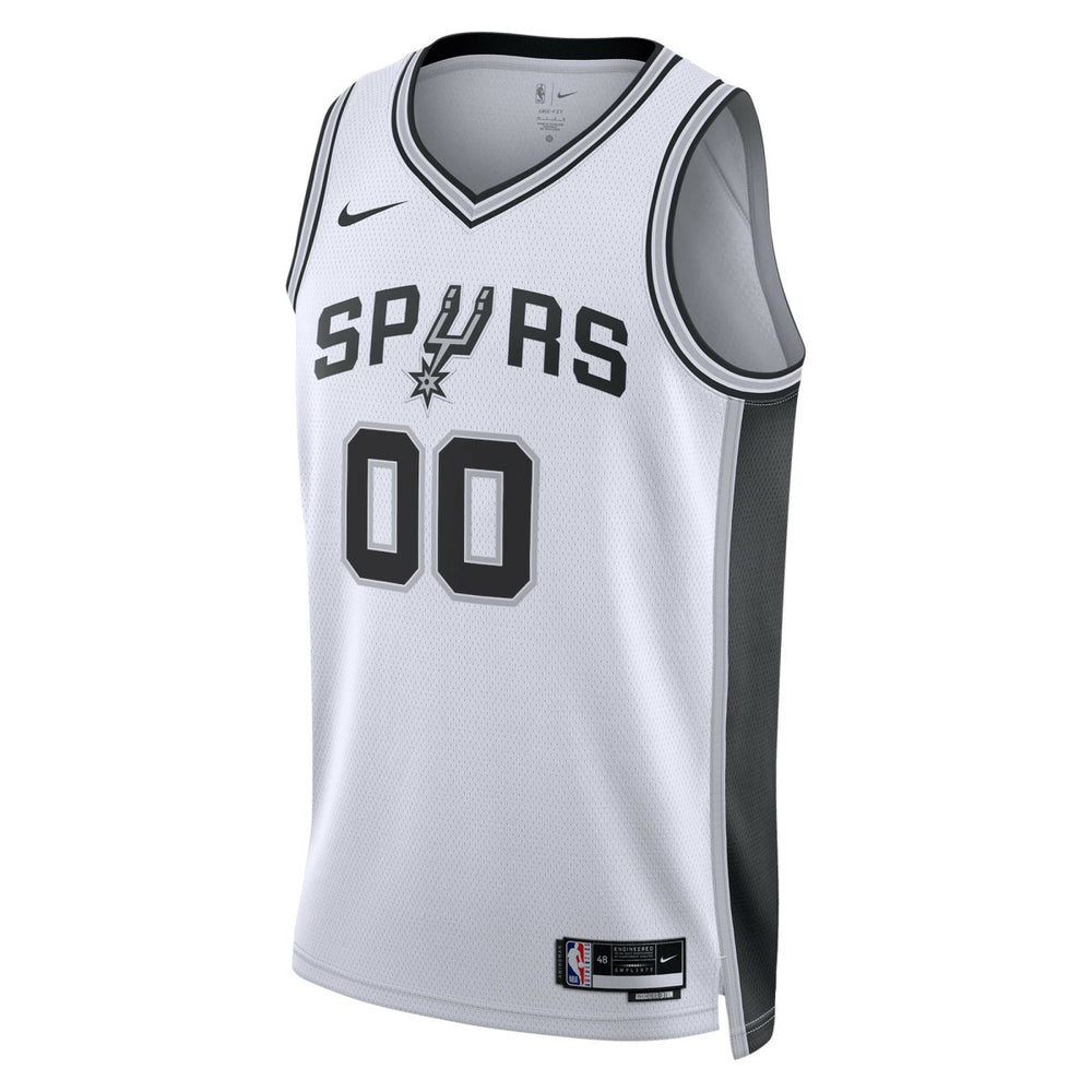 San Antonio Spurs Unisex Swingman Custom Jersey White Association Edition - NBA