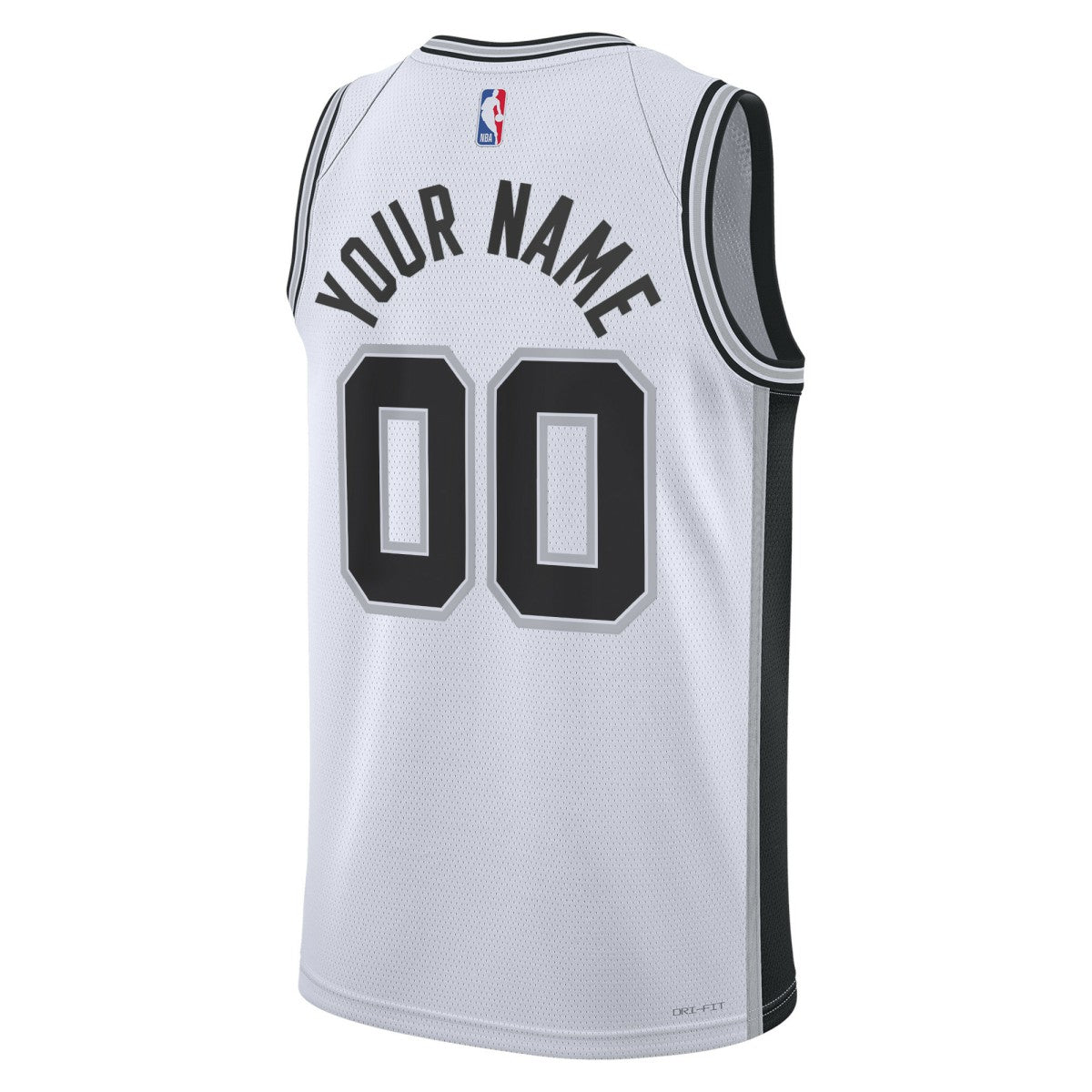 San Antonio Spurs Unisex Swingman Custom Jersey White Association Edition - NBA