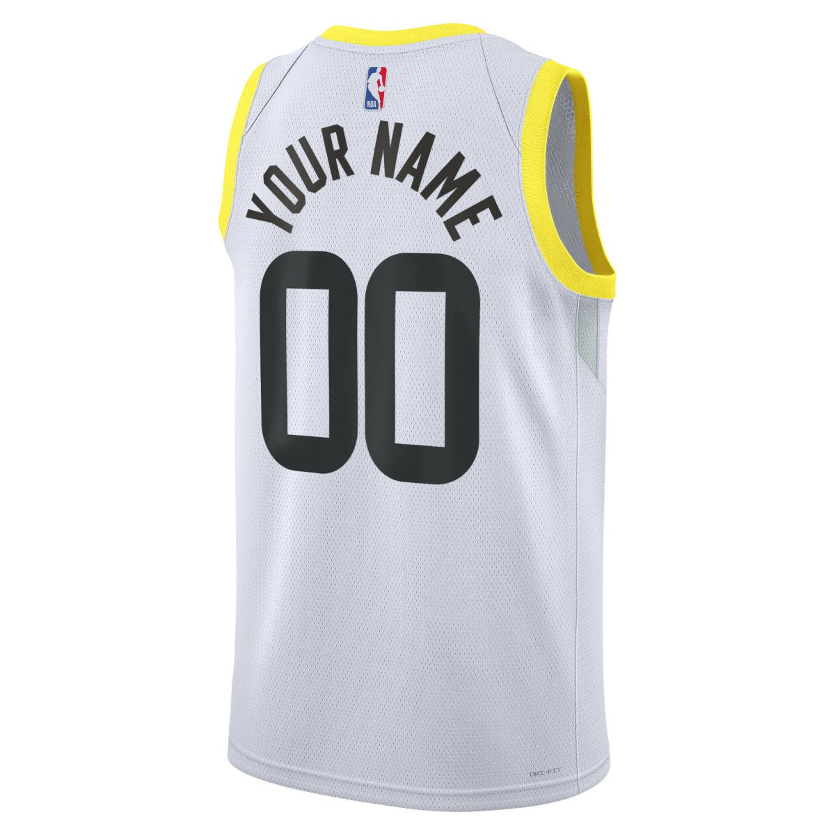 Utah Jazz Unisex Swingman Custom Jersey White Association Edition - NBA