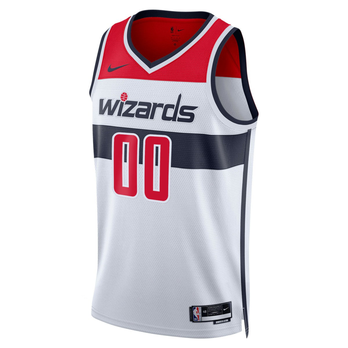 Washington Wizards Unisex Swingman Custom Jersey White Association Edition - NBA