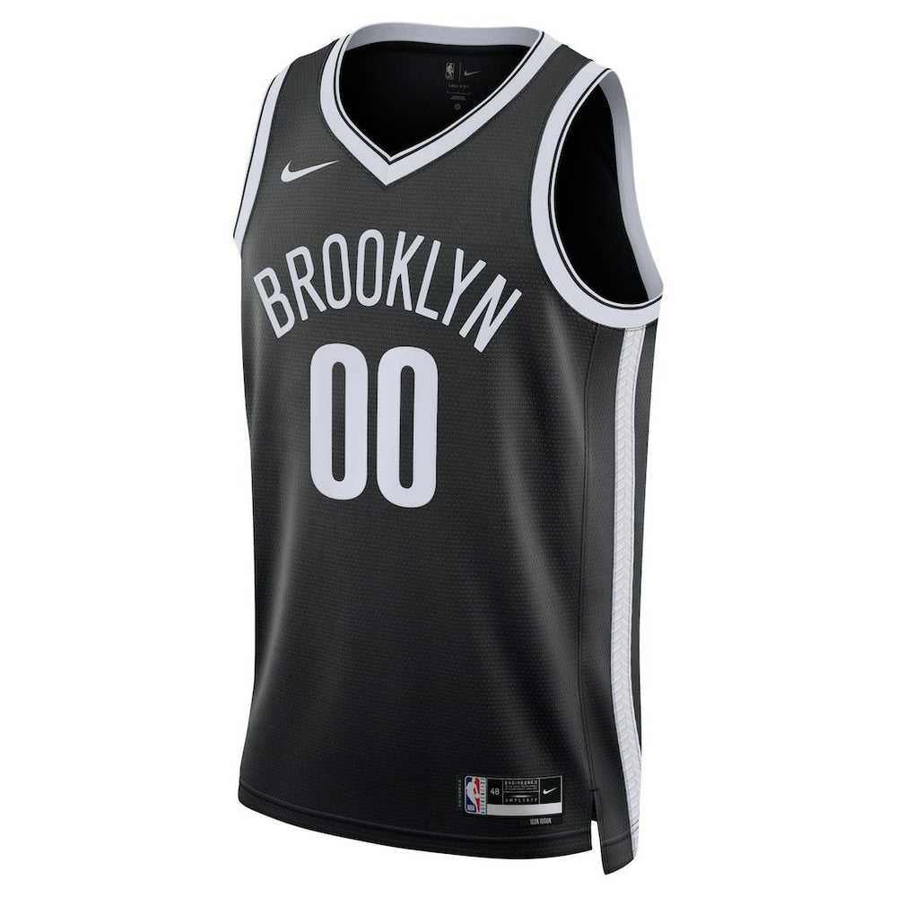 Brooklyn Nets Unisex Swingman Custom Jersey Black Icon Edition - NBA