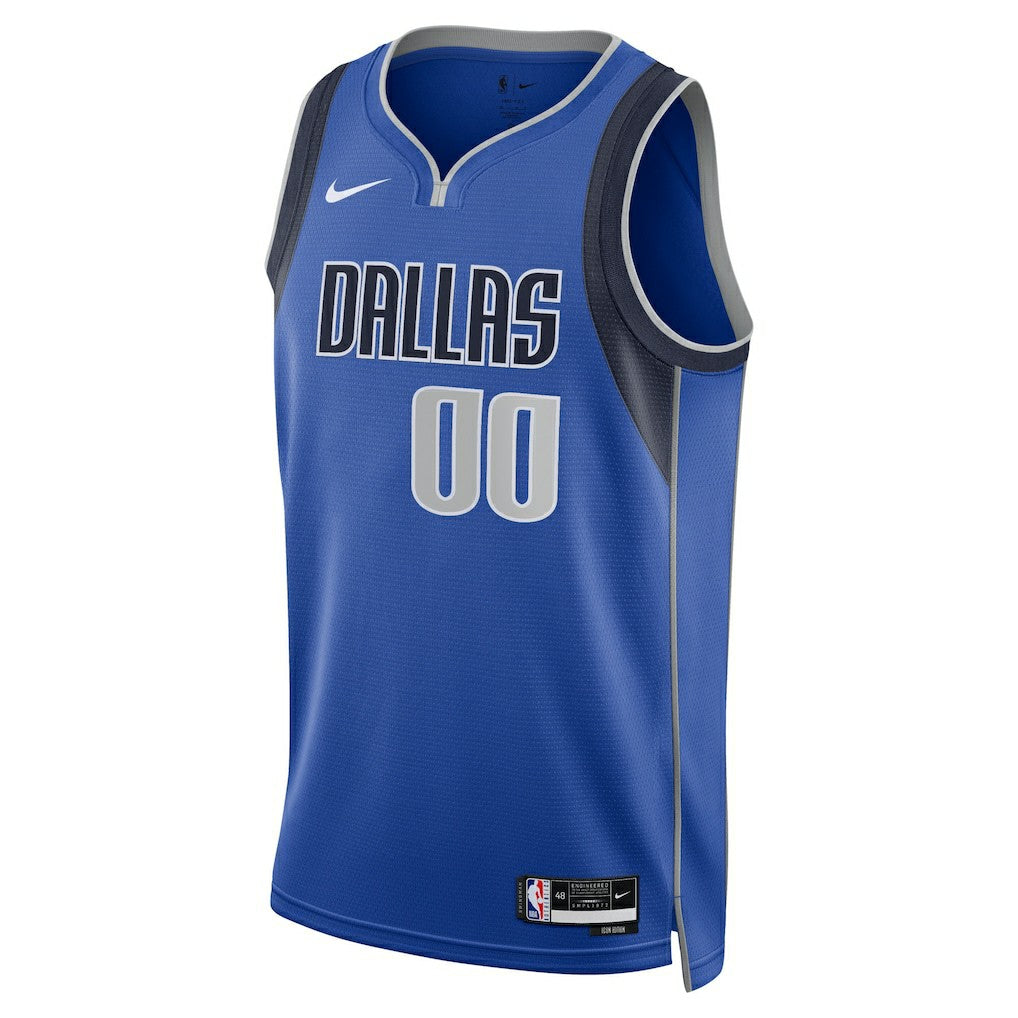 Dallas Mavericks Unisex Swingman Custom Jersey Blue Icon Edition - NBA