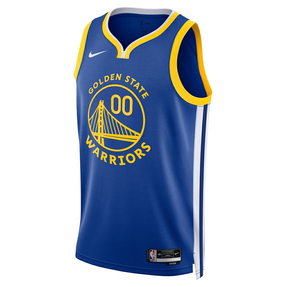 Golden State Warriors Unisex Swingman Custom Jersey Royal Icon Edition - NBA