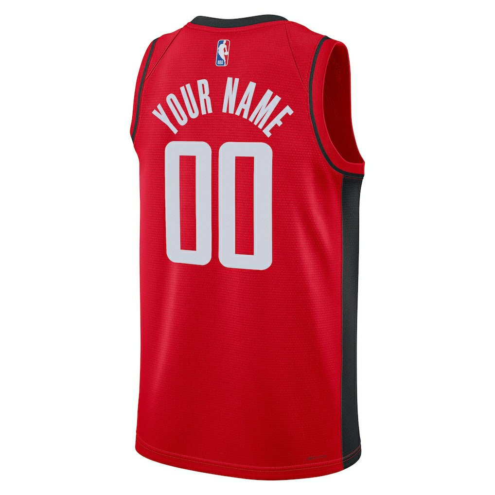 Houston Rockets Unisex Swingman Custom Jersey Red Icon Edition - NBA